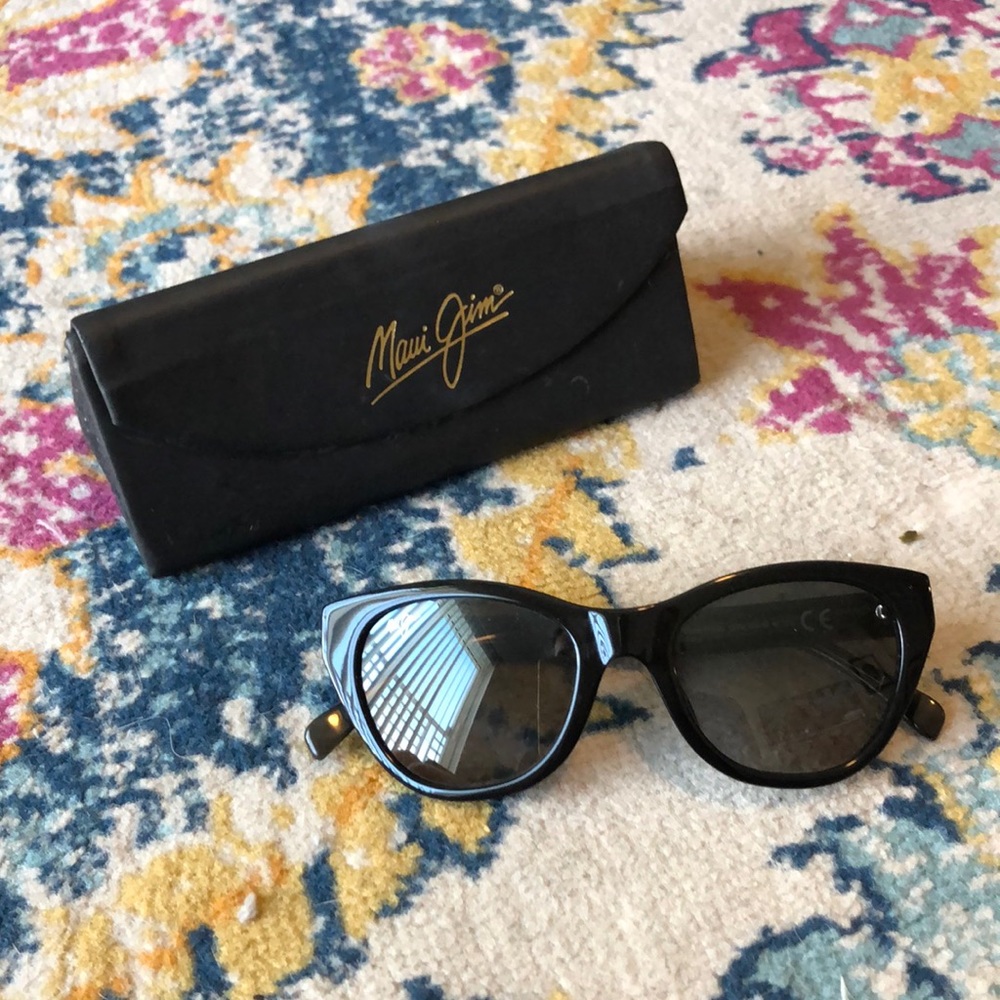 Maui Jim Capri Black Sunglasses